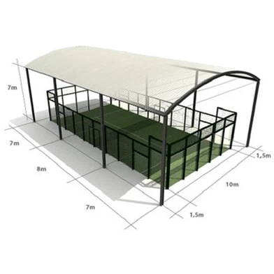 Cwrt Padel Awyr Agored